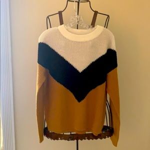 Chevron Multi-Colored Sweater